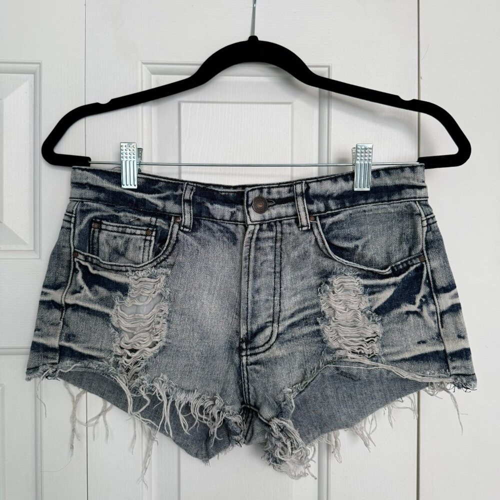 Distressed Denim Shorts – Size 3